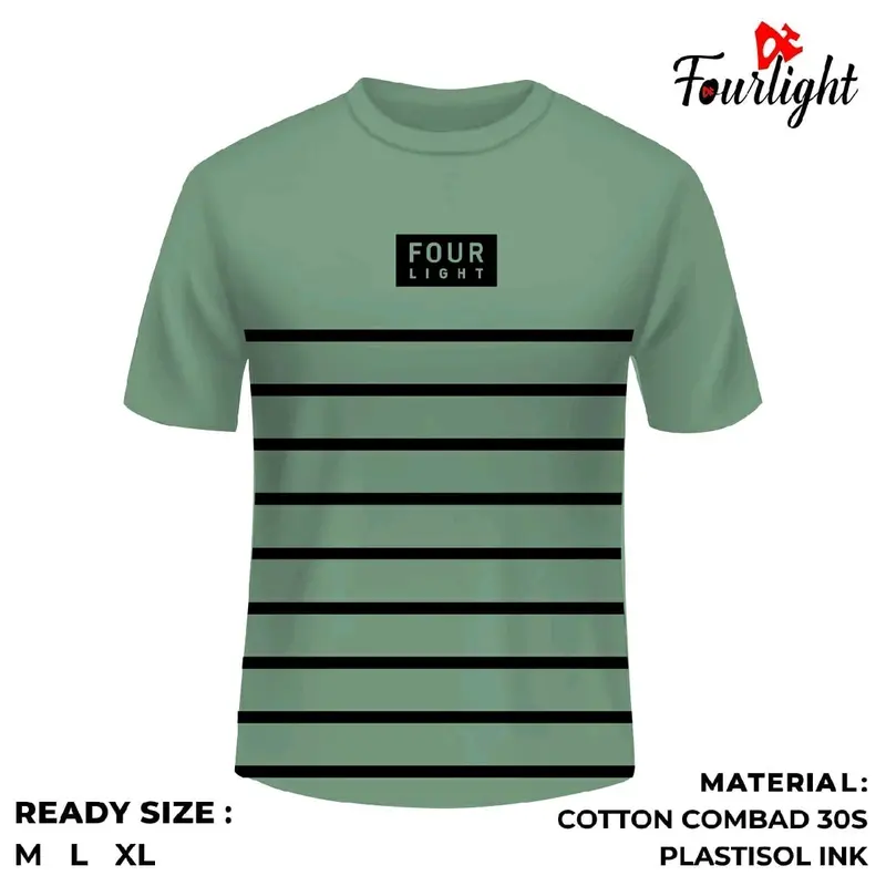 Kaos Best Seller Pria Wanita Fourlight Brand Lokal Kaos Pria Wanita Distro Baju Combed Sablon Tshirt Nyaman Unisex Atasan Cowok Keren Dewasa Pendek Katun Hitam High 6