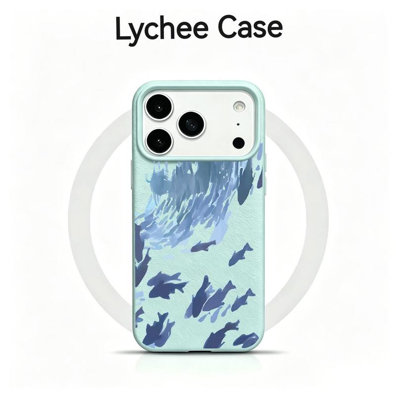 Cá mập loãng màu xanh mực, phù hợp với iPhone18promax17/16/15, ốp lưng 14/13/XR/7/17pro/17promax, họa tiết hoạt hình, tươi trẻ, hot trend 16plus