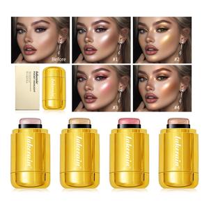 Lakerain Pocket Highlight Stick Highlighter Makeup Stick for Face and Body, Radiant & Shimmer Glow Lasting Glow Finish