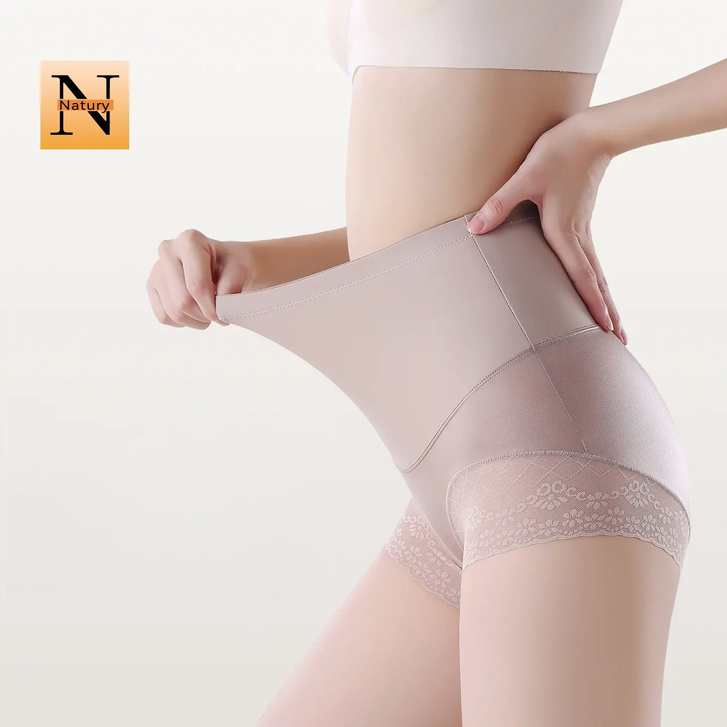 [Natury] Quần Lót Định Hình Cạp Cao Dành Cho Nữ, Phiên Bản Sang Trọng, Bó Eo, Nâng Mông, Đồ Lót, Thiết Kế NU7830