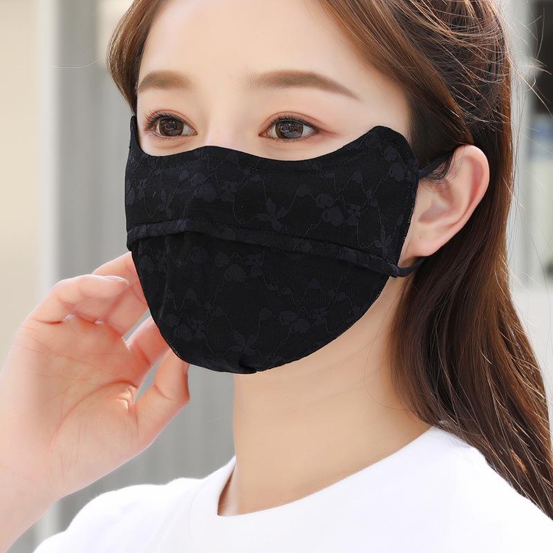 Mặt Nạ Chống Nắng, Chất Liệu Lụa Lạnh, UPF50 +, Chống Tia UV, Làm Mát, Nhanh Khô, Thời Trang 1