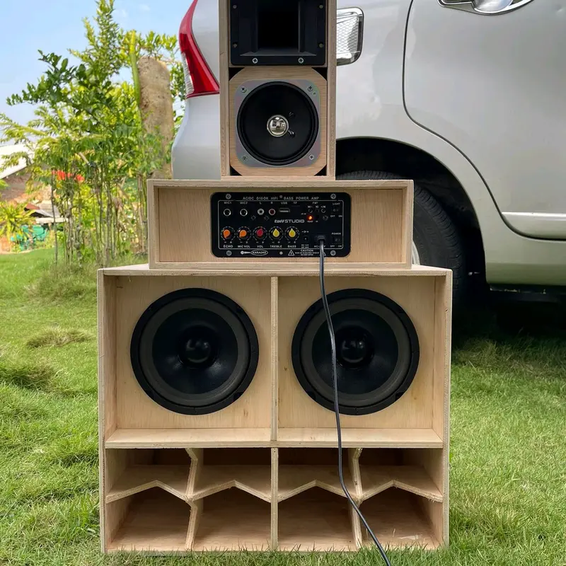 paket sound siap bunyi ekonomis 4 inch array 6 inch subwofeer 6 inch cbs nogosari bisa karaoke 4