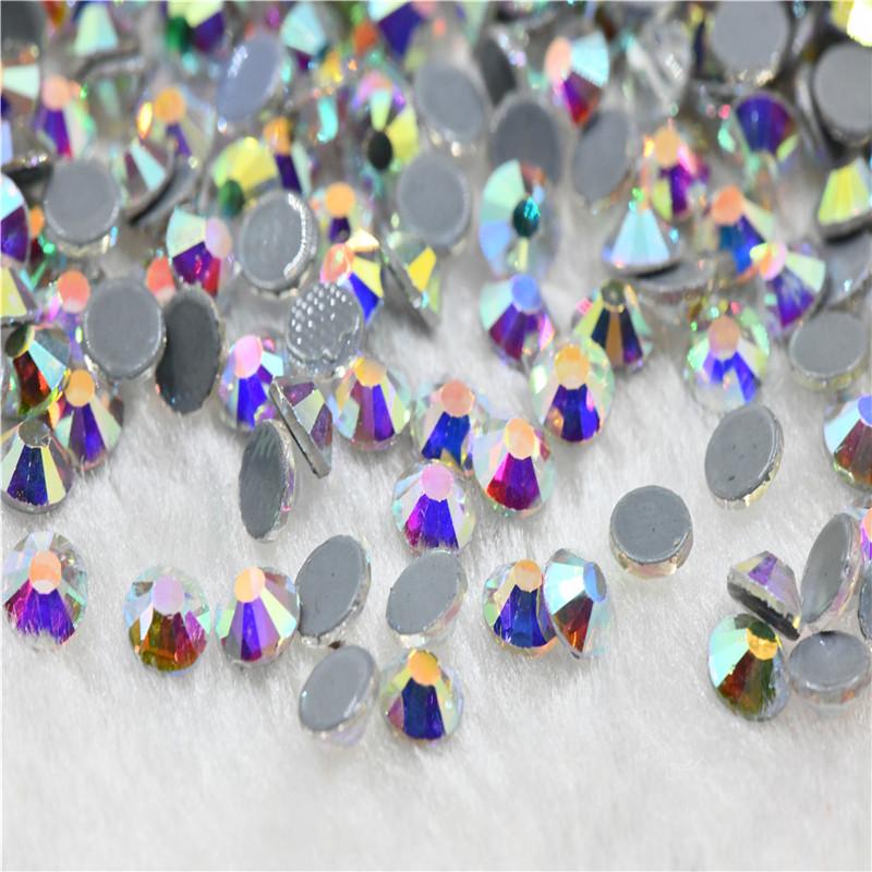 Product Introduction of Manik Rhinestones Flatback Crystal AB Hotfix Iron On Round Stones for clothing Decoration Crafts For sa Fabric na Kasuotan 8