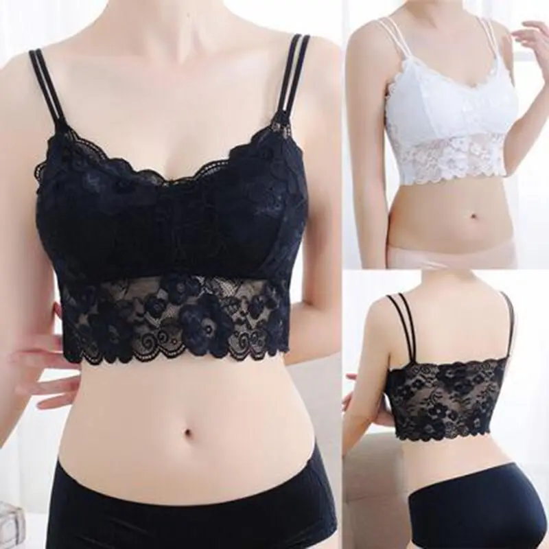 Fashion Women Bralette Bra Female Tops Hot Sale Female Lace Strap Wrapped Chest Shirt Top New Underwear Bras
