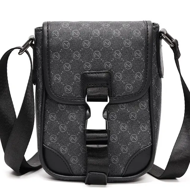 Leather Concept LEONTINUS Tas Selempang Pria Anyaman Tas Kulit Pria Kecil Tas Jalan Pria