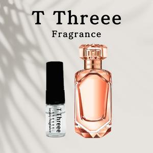 T Threee ローズゴールド インテンス 1.5ml キャップ付きミニボトル　サンプルとしてだけでなく持ち運びに便利！！