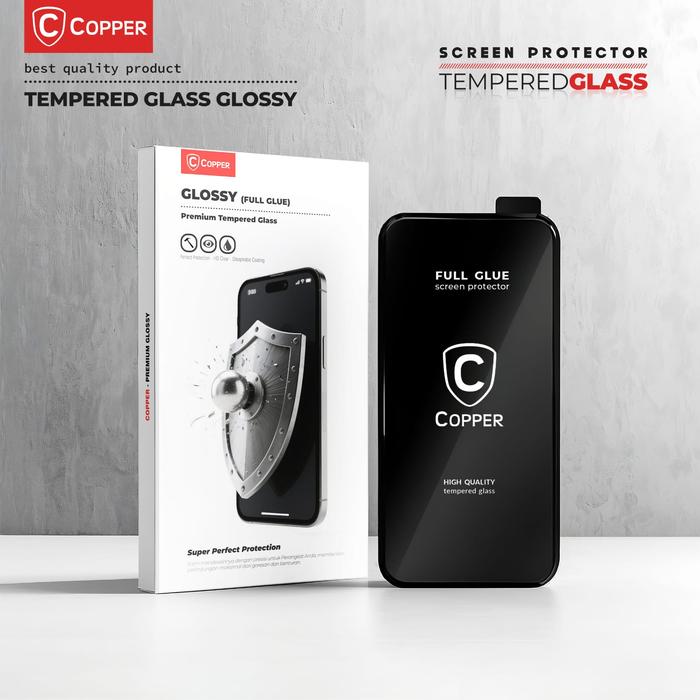 Gambar COPPER Tempered Glass FULL GLUE PREMIUM GLOSSY - kompatibel untuk Redmi Note 10s dari Copper Samarinda Official Kota Samarinda Tokopedia