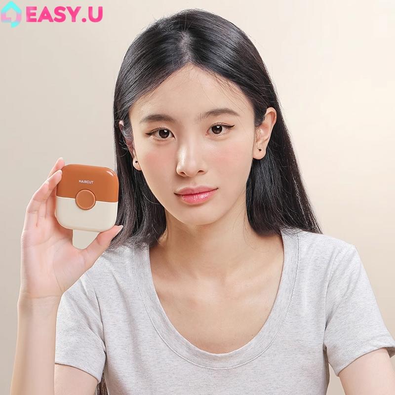 Product Introduction of 2-in-1 kids hair clipper brush, smooth to trim your bangs and baby hair, suitable for kids and home hair cutting, easy. u 9