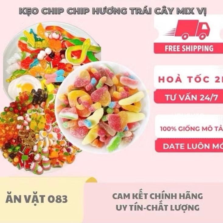 MIX DẺO ĐƯỜNG VÀ DẺO THƯỜNG KẸO DẺO CHIP CHIP MIX NHIỀU VỊ ĐƯỜNG VÀ THƯỜNG - THƠM NGON