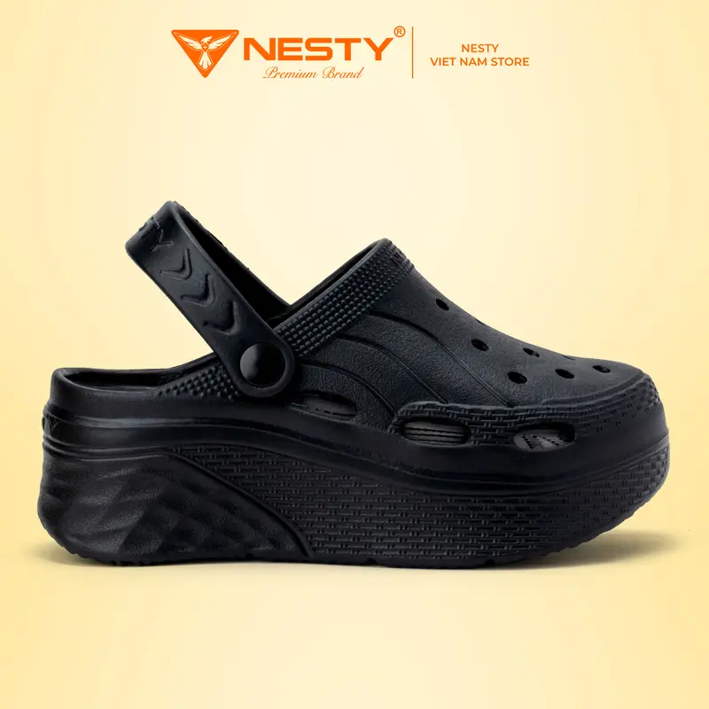 NE18 ( tặng 10 sticker ) Dép sục hot trend thương hiệu Nesty đế độn 6,5 cm chất liệu Eva cao cấp DéP 3
