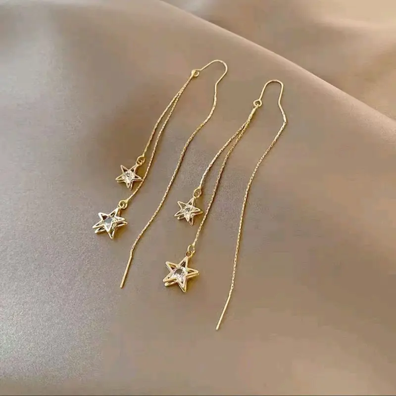 Anting Titanium wanita Jurai model bintang 0