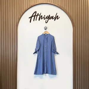 Anjali Setelan Couple Pasangan Pakaian Size Anak Usia 1-10 Tahun Motif Etnic Sarimbit Keluarga Lebaran Kondangan Gamis Koko