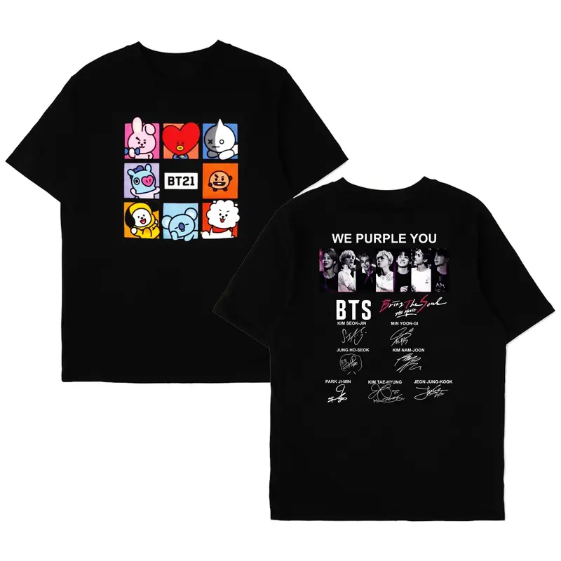 Kaos Bangtan bts21 full gambar we purple Your TTD Bangtan 1
