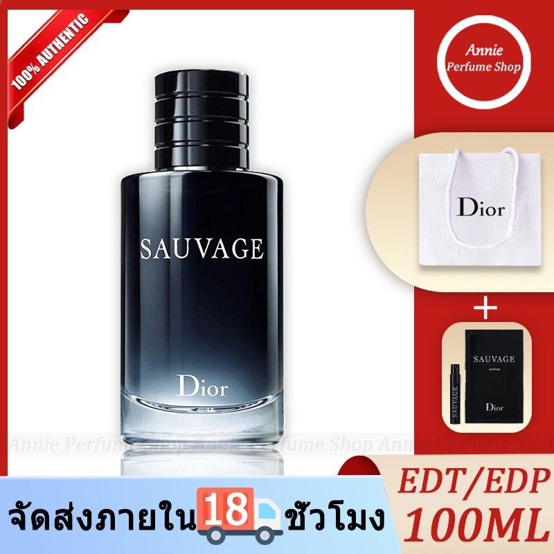 แถมถุงแบรนเคาน์เตอร์ Dior Sauvage Eau De Parfum EDPEDT 100ML ของแท้ 100 น้ำหอมผู้ชาย
