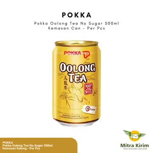 Pokka Oolong Tea No Sugar 300ml - Per Pcs