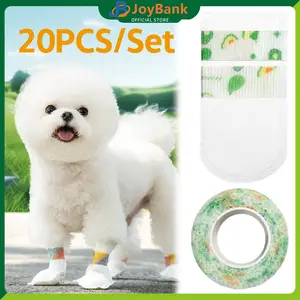 ​​Alas Kaki Hewan 20PCS Sekali Pakai Anti Kotor Tahan Air untuk Anjing Kucing Berjalan di Luar dan Melindungi Kaki​