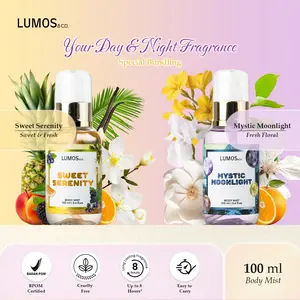 LUMOS & Co. | Bundle of 2 (Sweet Serenity & Mystic Moonlight) - 100ml Body Mist Fragrance Lokal Indonesia