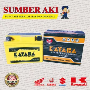 Aki Kering  KAYABA GTZ5S Aki Motor Honda Verza, Blade, Supra X 125, Revo, Vario 110, Beat, Spacy, New Mega Pro  Yamaha Byson, Mio, New Jupiter MX, New Jupiter Z Motorcycle