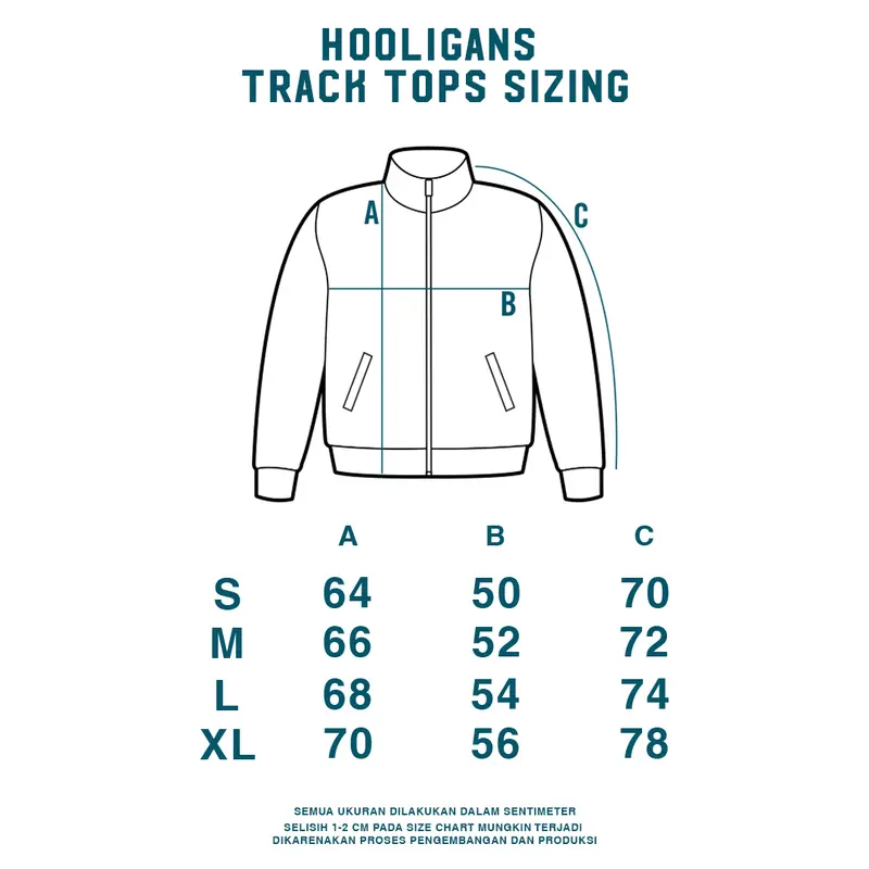 Hooligans Jacket Tracktop Marcos Teal Brown Jaket Pria Casual Polyester Outdoor Parasut   Tebal Basic Parka 2