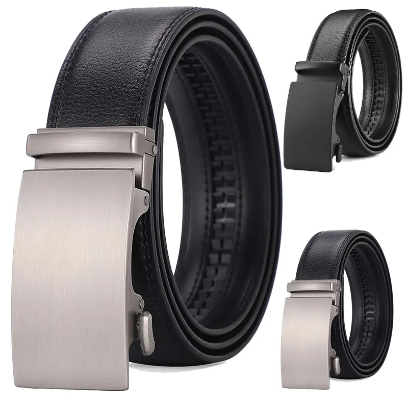 Men's automatic buckle waist belt, a leisure and versatile waist belt that is fashionable and trendy for young people and also suitable for business.