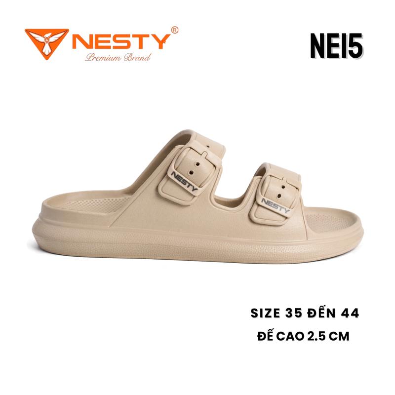 [NE15] Dép Nesty Chính Hãng Unisex | EVA Cao Cấp – Khóa Cài Tiện Lợi – Siêu Nhẹ Êm & Chống Trơn