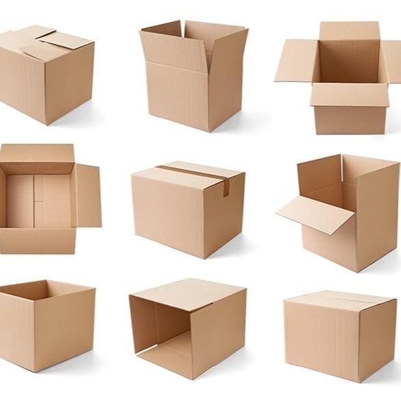 Hộp cattong giấy đóng hàng hình vuông chiều đai 25x35 đóng hàng