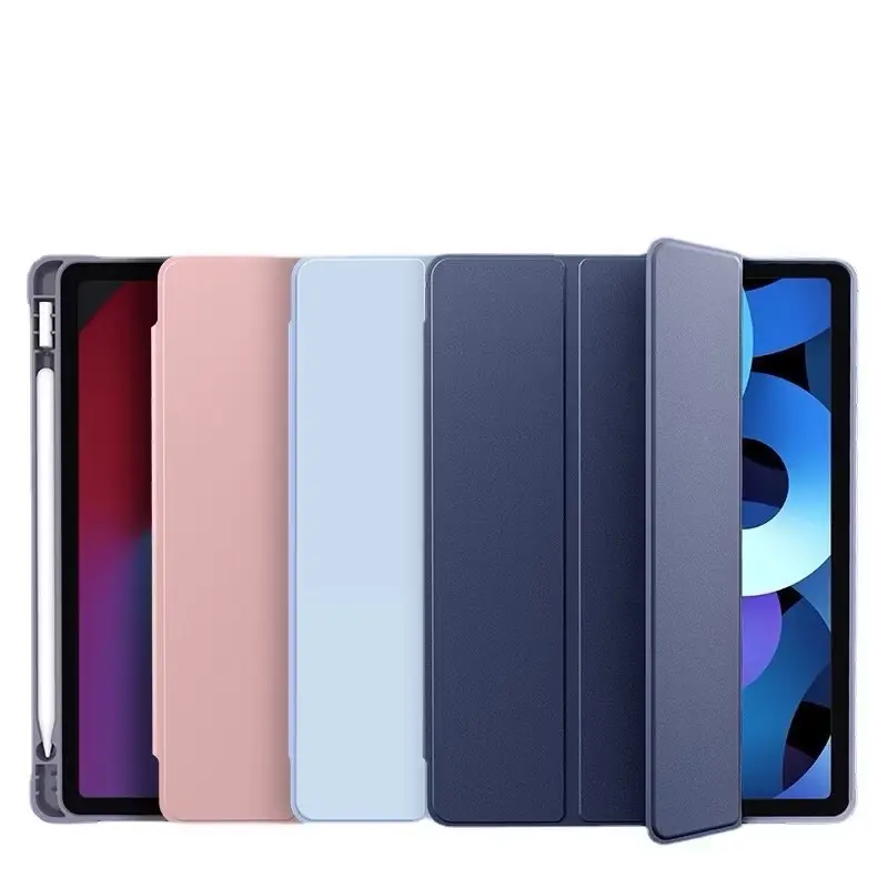￼SAMSUN9  TAB A9 A9 PLUS S6 LITE S10 PLUS S9 FE S9 FE PLUS S9 S9 PLUS A8 10,5 X200-X205 TAB S7 S8 S7 FE S7 PLUS S8 PLUS TRI-FOLD FLIP SILICONE SMART CASING AUTO WAKE WITH HOLD PEN 7