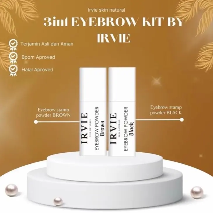 3in1 Eyebrow irvie BPOM Cetakan alis tali Free Concealer 5