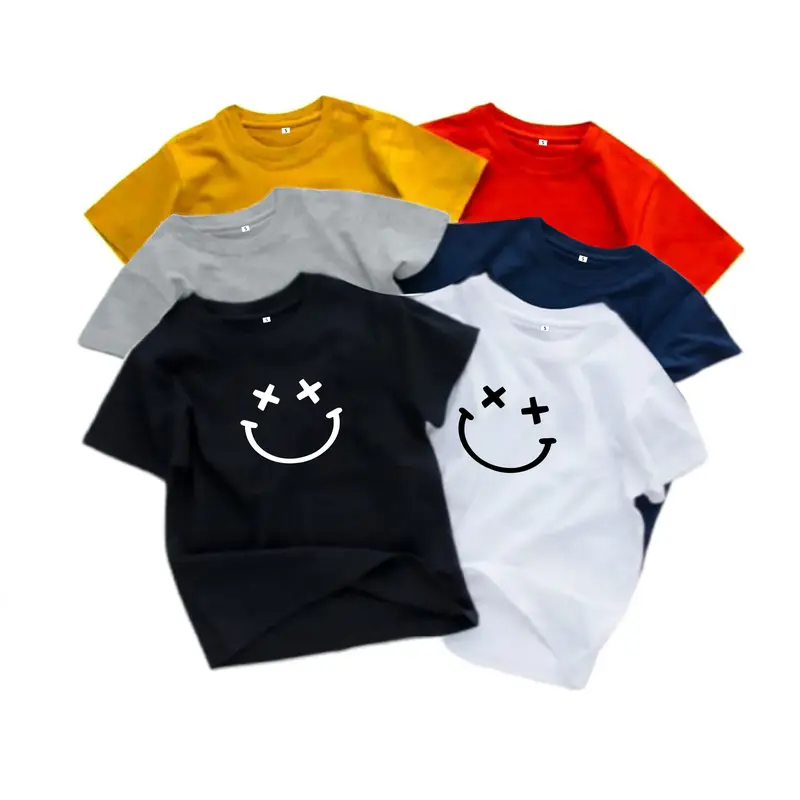 KAOS ANAK Smile Distro Atasan SABLON DIGITAL Baju 0