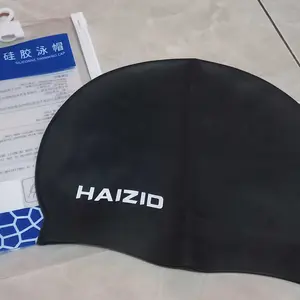 Silicone Anti Air / Waterproof Silicone Teenager Swimming Cap Adult