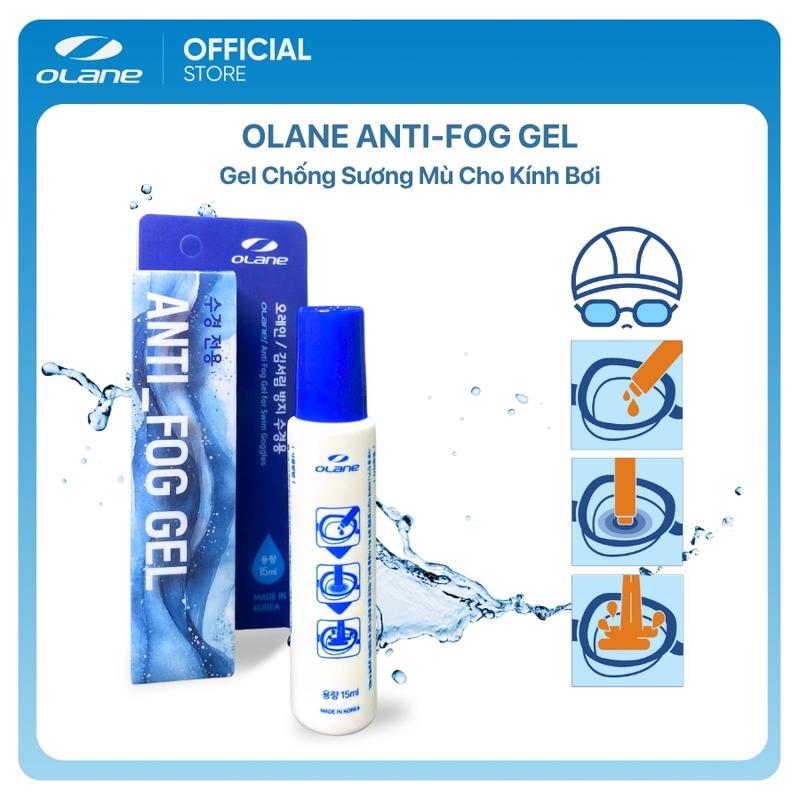 Anti-Fog Gel OLANE Chống Sương Mù Cho Kính Bơi 15ml Dùng cho mặt trong tròng kính bơi