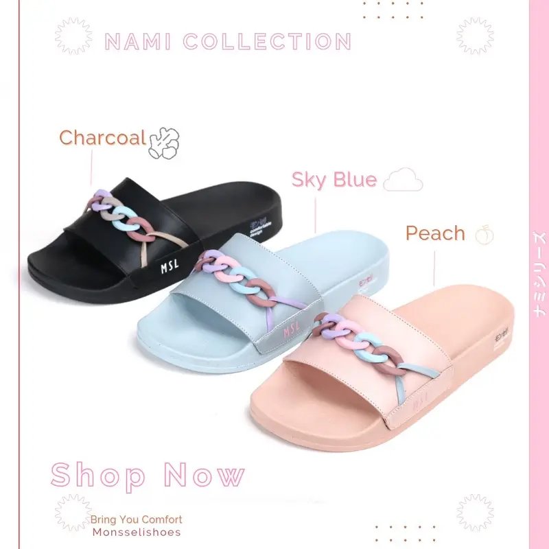 SANDAL WANITA KIDS SLIDE RINGAN ANTI SLIP MSL NAMI SERIES 0
