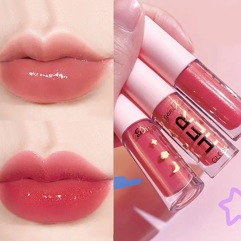（NEW&COD） Lip Gloss Long Lasting Lip Balm Liquid Lipstick Mirror Glitter Lip Gloss Waterproof Lipstick Cosmetics Makeup Lipgloss For Women