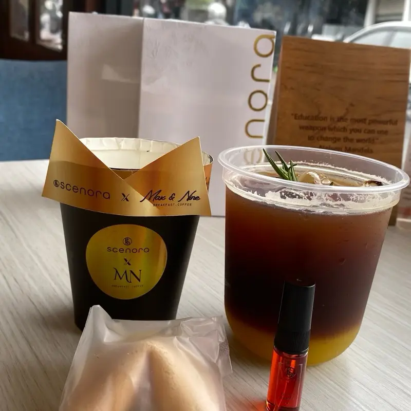 Black Orange Diamond Coffee by SCENORA x Max&Nine - Black Americano with Expat Coffee 2