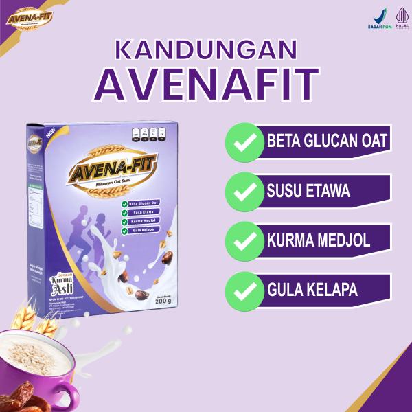 Avenafit - 2 Box Sereal Oatmeal Susu Kurma | BPOM & Halal MUI [ BISA COD ] 2