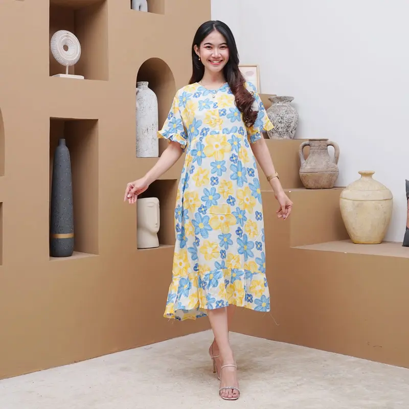 MEGA - Daster Jumbo Rayon Premium Busui LD 120 Adem Tebal Nyaman 4
