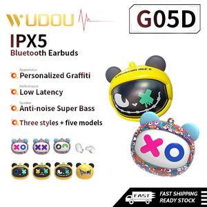 WUDUO Ready Stock Wireless Earbuds 5.4 Magic ANC ENC Waterproof IPX5 Noise Cancelling Headphones, Call Noise Cancelling  Earphone  Bluetooth Headphones, Rotating Design, In-Ear Pendant Headphones,Long battery life Ready Stock  Wireless Headset