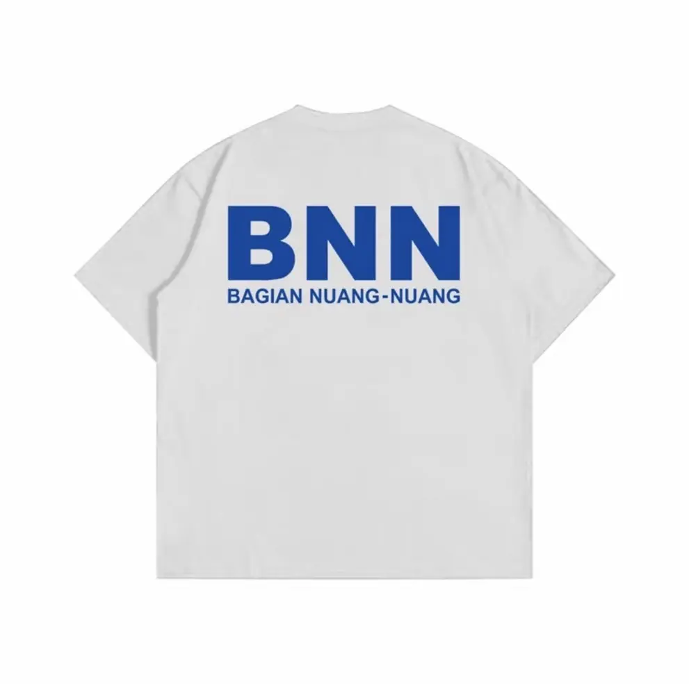 T-shirt BNN Tee / Unisex / 100% Cotton / Lembut Nyaman Soft Surfing