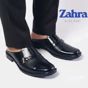 Sepatu Selop Bustong Slop Sepatu Sandal Pria Formal Kasual Formal Sepatu Slip On Kerja Kuliah Kantor Pesta Anti Slip Anti licin  Shoes