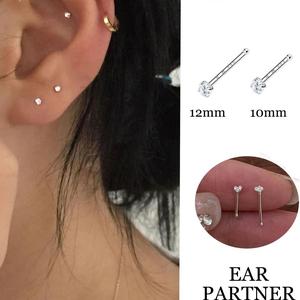 EAR PARTNER-女性用ピアス 眠る時も外さない 小さめイヤリング 耳骨用スタッズ 耳穴ケア 目立たないイヤリング（eh-1814）