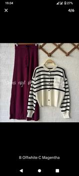 Product Review of ONESET CARDY RAJUT BANA SAKU SETELAN CELANA KULOT RAJUT WANITA Baju Tangan from w**n p**i 0