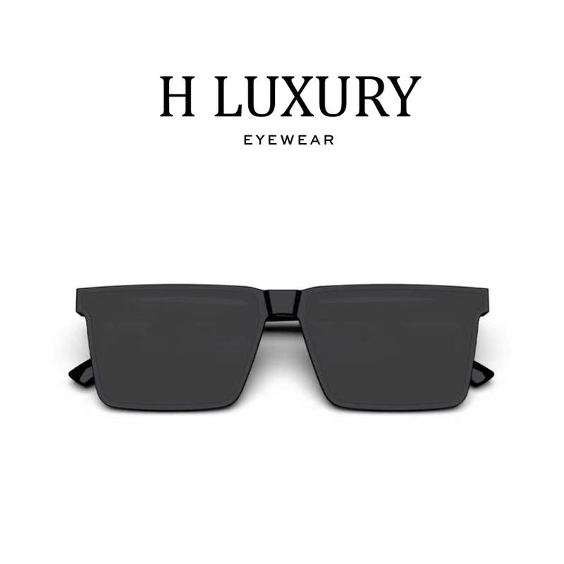 H Luxury Kính Râm Nam Nữ Form Chữ Nhật V2X Cao Cấp - Mắt Kính Râm Nam Nữ Dạng Mới