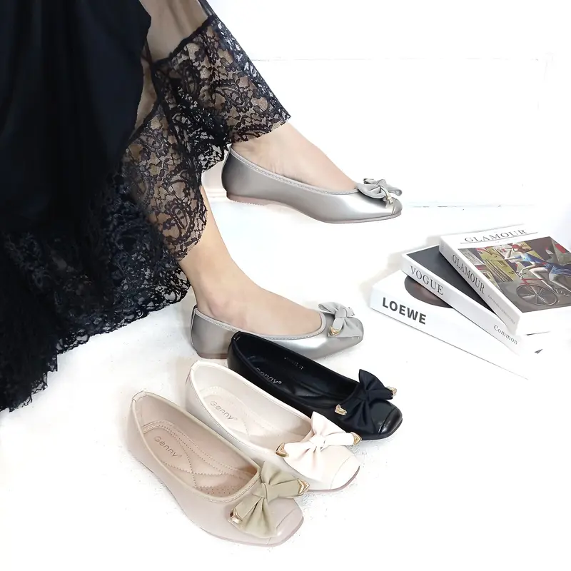 Genny Flatshoes Pita Wanita 2654083 - Sepatu Flat - Cewek 7