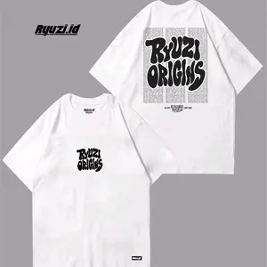 Ryuzi.id kaos pria wanita dewasa oblong tangan pendek murah baju t-shirt atasan cowok cewek distro keren kaos bahan katun combed 24s tebal lembut nyaman dipakai sablon tidak mudah luntur bisa cod
