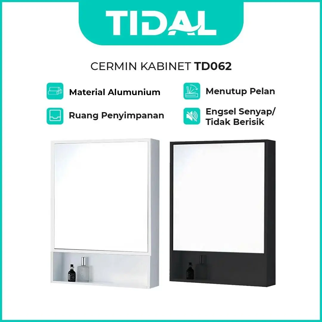 Cermin Kabinet Kamar Mandi Tidal PVC TD062