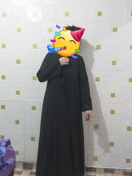 Product Review of ABAYA NAZIRA FULL HITAM  mote swarosky Hitam Polos terbaru 2024 Mutiara Muslim Wanita Bordir Ceruty from i** 0