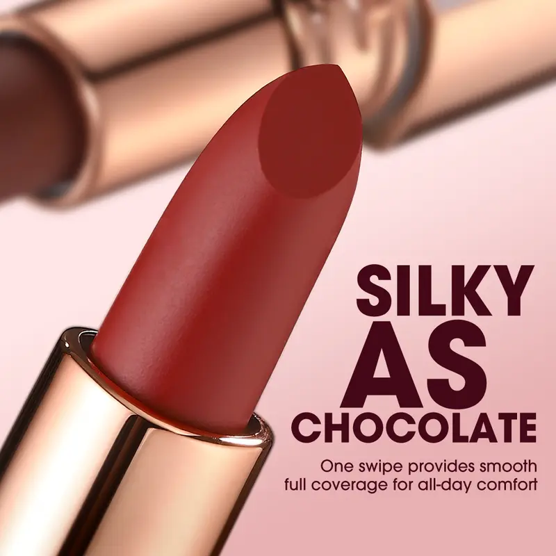 【TD】O.TWO.O 2-Piece Long-lasting (Need to Wait For Drying)Velvety Mist Texture Lock-in Makeup Technology Misty Kiss Lock Color Matte Lipstick 3