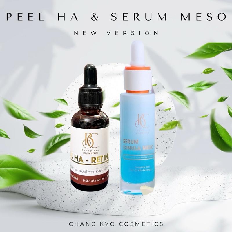 TẶNG KEM CHỐNG NẮNG Combo Pell HA + Serum Meso Làm sạch hỗ trợ thu nhỏ lỗ chân lông căng bóng TẶNG SỮA RỬA MẶT 4in1 KHI MUA COMBO.