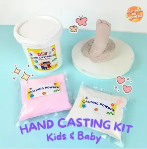 Nazlaili~ Hand Casting Kit 1 Set For Kids And Baby | Cetakan Patung Tangan Kaki Anak Bayi Keluarga Sahabat