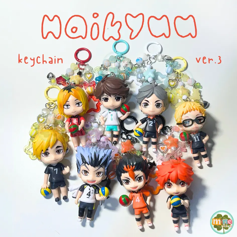 Haikyuu Keychain V.3 I Bagcharm Haikyuu I Gantugan tas Haikyuu